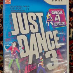 WII JUST DANCE 3 NINTENDO VIDEO GAME