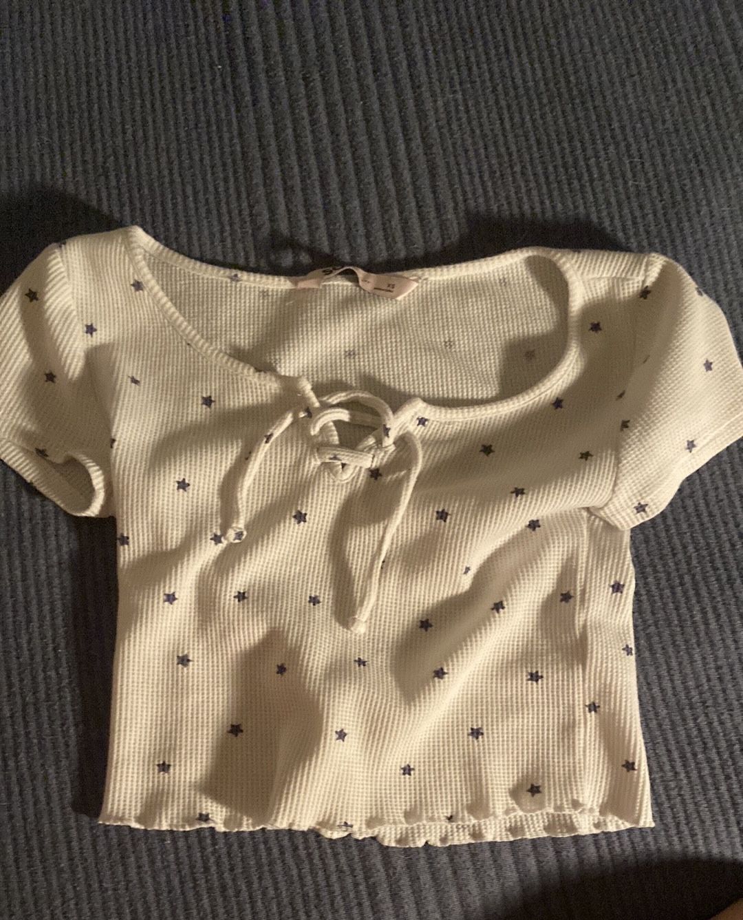 SO, White With Blue Stars, XS In Woman’s