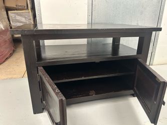 Classic real wood media console/coffee table