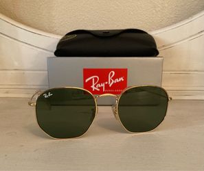 New Rayban Hexagonal Flat Sunglasses 🕶️