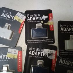 Brand New iPhone Adapter, For i4, i5, i6 Phones. L👀k...