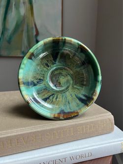 Small Handcrafted Accent Bowl ( D6” H2.5” ) firm on price