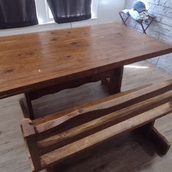Table And Bench Set