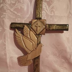 Handmade Beautiful Cross With Dove