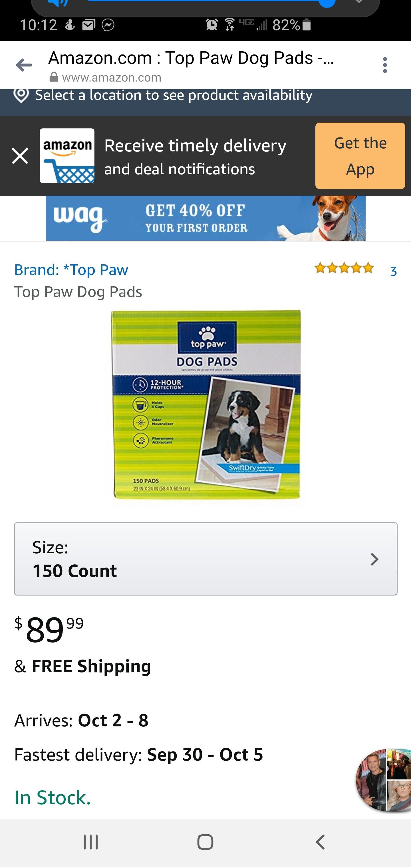 Top Paw Dog Pads
