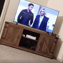 Rustic Barn Door Farmhouse TV Stand - Brand New! 