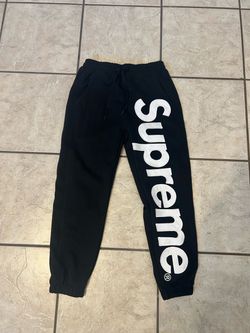 Black supreme pants