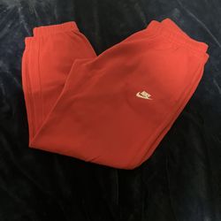 Nike Red Pants L 