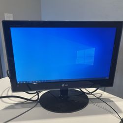 LG Flatiron Black 19.5” Computer Monitor