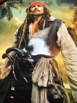 Pirates of the Caribbean depp poster