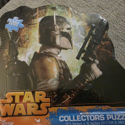 Star Wars Boba Fett Jigsaw Puzzle 1000 Piece 2015 Collectors Tin Sealed