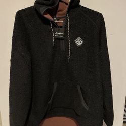 New Rare Baja East and Eddie Bauer Limited-edition 1/4 Zip Polar Jacket Hoodie