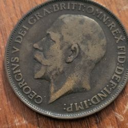 1912 British  Penny