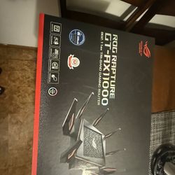 ASUS ROG Rapture WiFi 6 Gaming Router (GT-AX11000) - Tri-Band 10 Gigabit Wireless Router, 1.8GHz Quad-Core CPU, WTFast, 2.5G Port, AiMesh Compatible, 