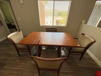 Dinning table and chairs