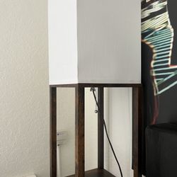 Floor Lamp with Shelves