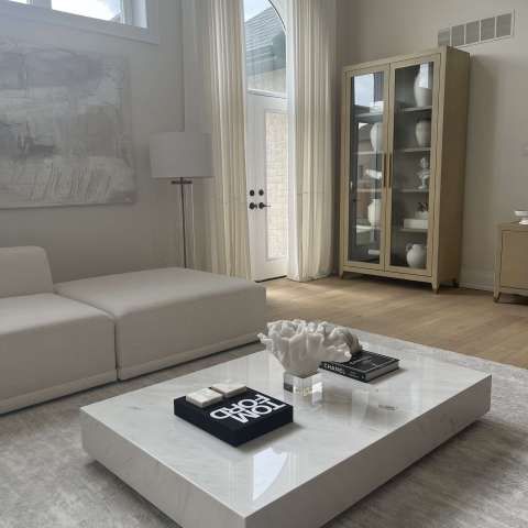 Marble Plinth Coffee Table without Bowl - Must Sell Fast!