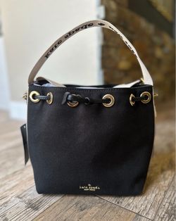 Kate Spade Kip Canvas Bucket Bag-NWT