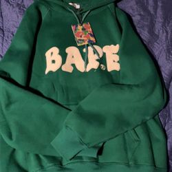 Green Bape Relaxed Hoodie 