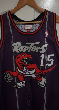 Toronto Raptors Vince Carter Mitchell & Ness NBA HWC Swingman Jersey Men's Size XL Authentic
