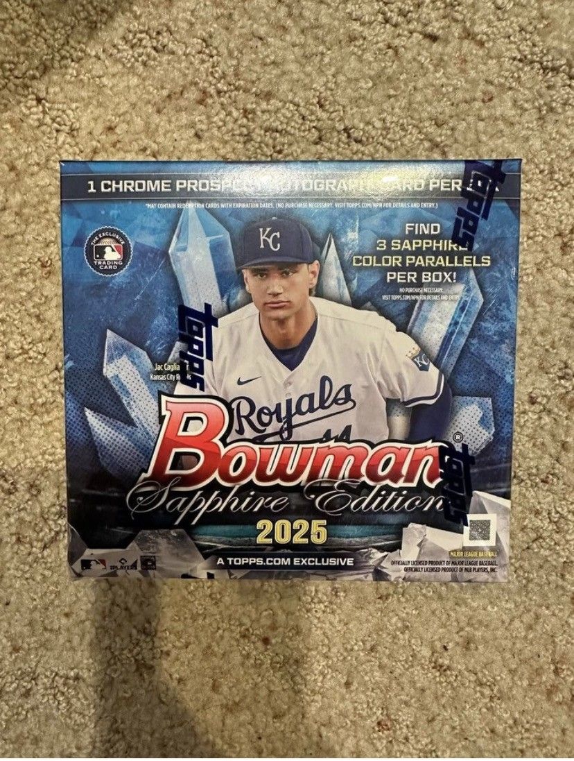 2025 Bowman Baseball SAPPHIRE EDITION Hobby Box Sealed