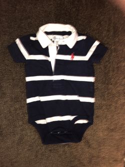 Ralph Lauren Polo Onesie -3 months