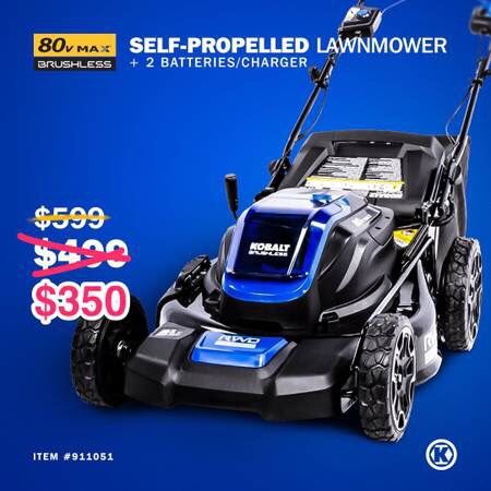 Kobalt 80v mower warranty hot sale