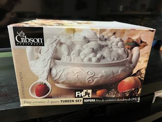 FINE CERAMIC SOUP SET