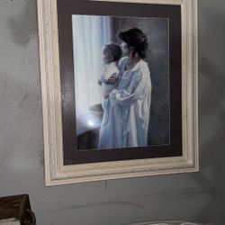 Beautiful Portrait Of A Mother And Her Daughter Or Son $30