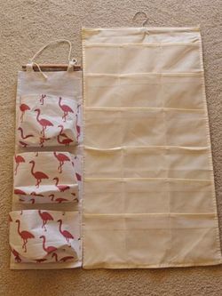 Moving sale! Dual Sided Wall Closet Hanging Organizer Storage(Oxford Cloth) Space Saver