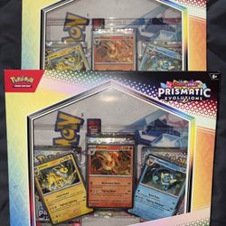 2x Prismatic Evolutions Poster Collection