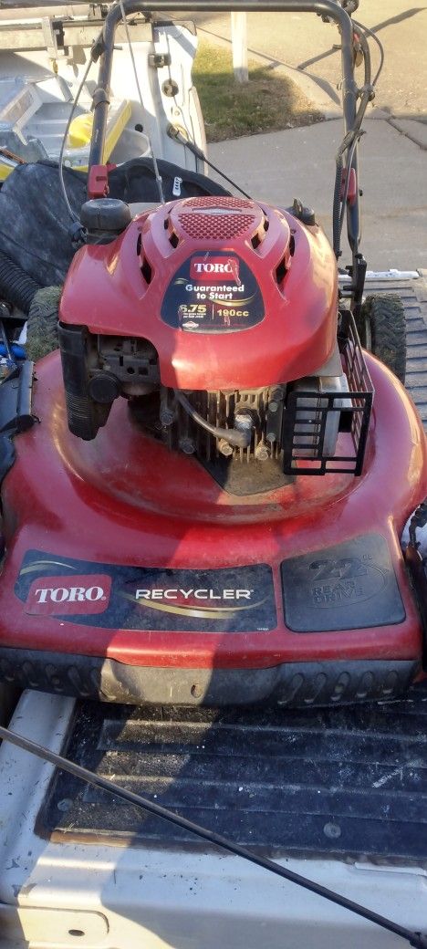 Toro Lawn Mower With Electric Start