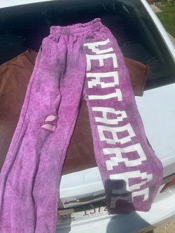 purple vertebrate pants