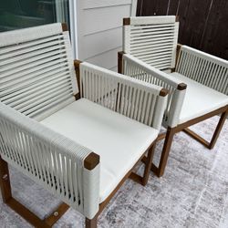 New patio chairs