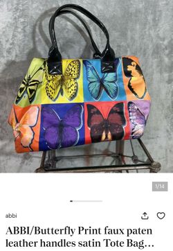 Butterfly travel bag
