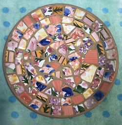 Handcrafted Tile Mosaic Plate