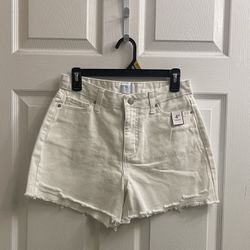 Brand New Time & Tru Vivid White Distressed Shorts In Sizes 4 & 16 $5.00 Each