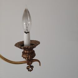 Nice Brass Handmade Lamps. Antique Spain Made
