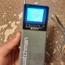 Vintage Sony Watchman Portable Tv