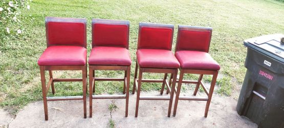 Shafer commercial bar stools solid wood heavy duty 250$  for all four