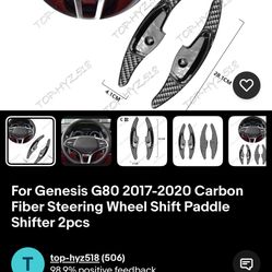 2018 -newer Genesis G80 Paddle Shift (carbon ) 