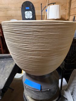 Large plastic pot