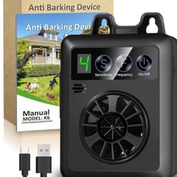 Rechargeable Ultrasonic Dog Barking Control Devices with 4 Modes,Deterrent Box, Indoor /Outdoor 