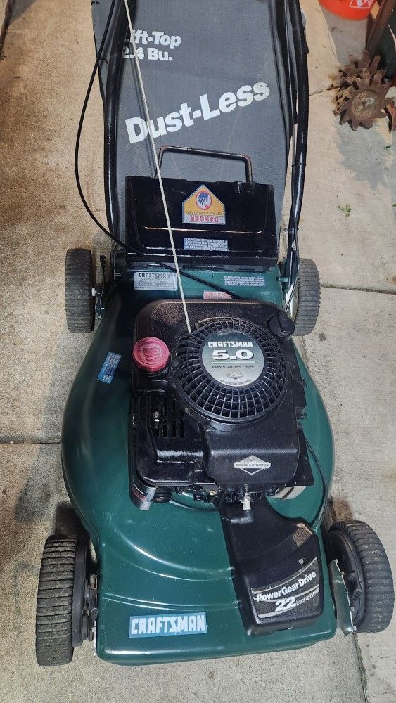 Craftsman Green Series 22inch Self Propelled Lawn Mower