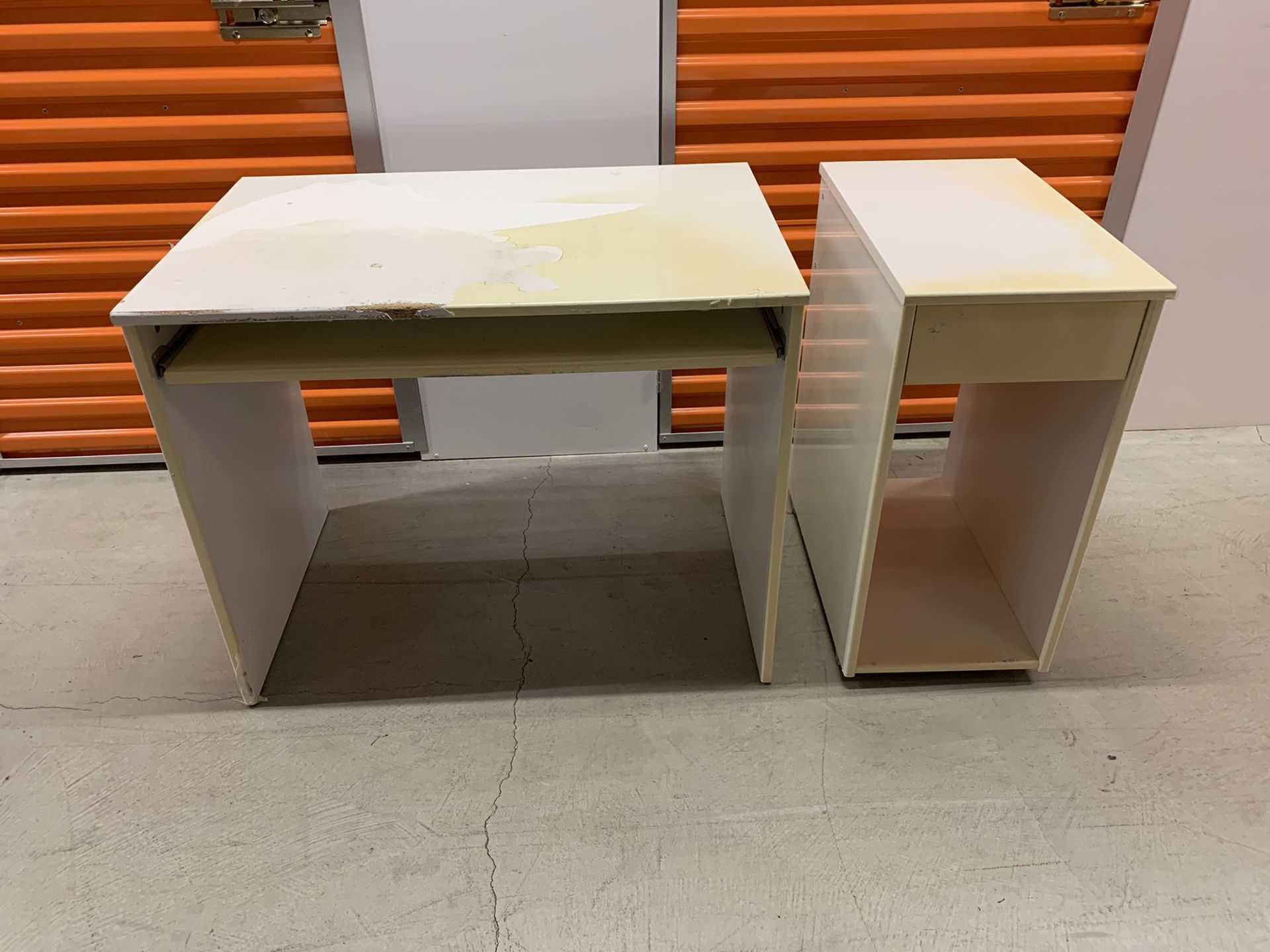 Used Kids Desk and Tower Storage