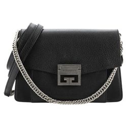 Givenchy GV3 Small Pebbled Leather Crossbody Bag