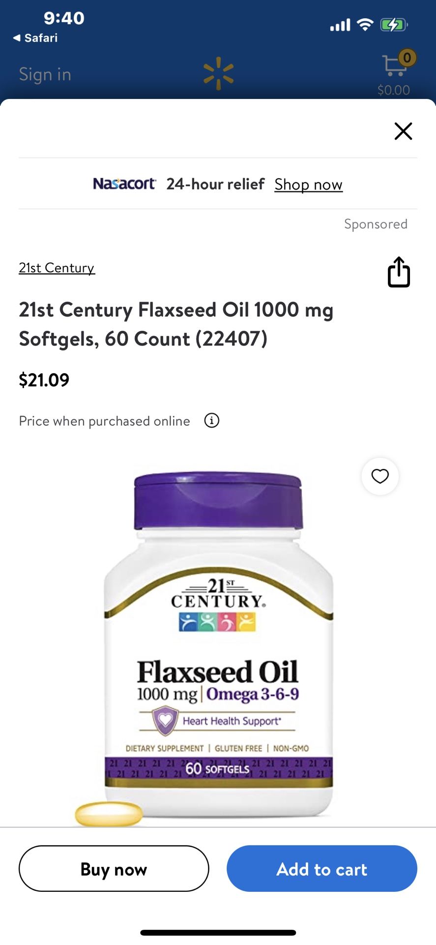 21st Century Flaxseed Oil