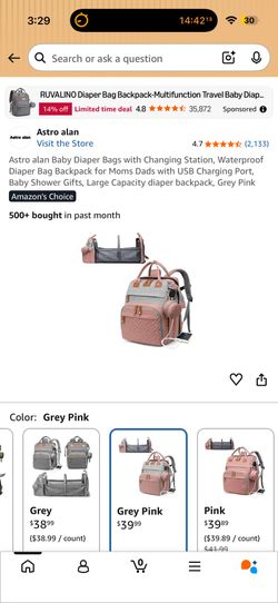 Like New Diaper Bag 