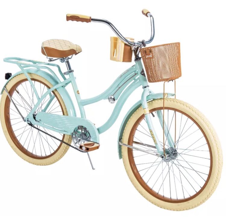 Huffy 24" Nel Lusso Girls' Cruiser Bike, Mint Green