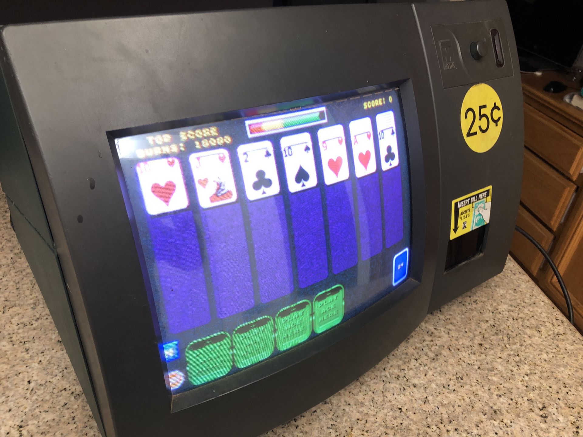 Vegas touch screen arcade games